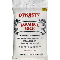 Dynasty Rice Jasmine - 20 Lb