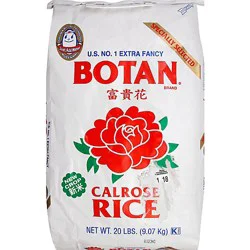 Botan Rice Calrose - 20 Lb
