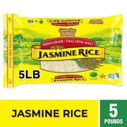 Golden Star Thai Hom Mali Jasmine Rice - 5 Lb