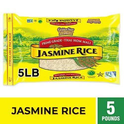 Golden Star Thai Hom Mali Jasmine Rice - 5 Lb