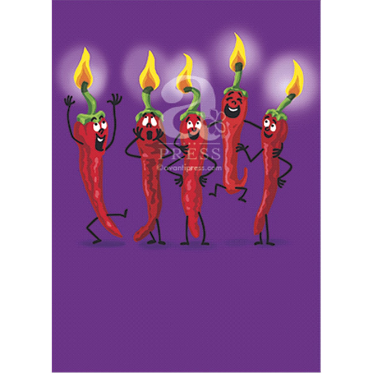 slide 1 of 1, Avanti Chili Pepper Candles, 1 ct