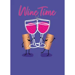 Avanti Wine Cork Toast Card