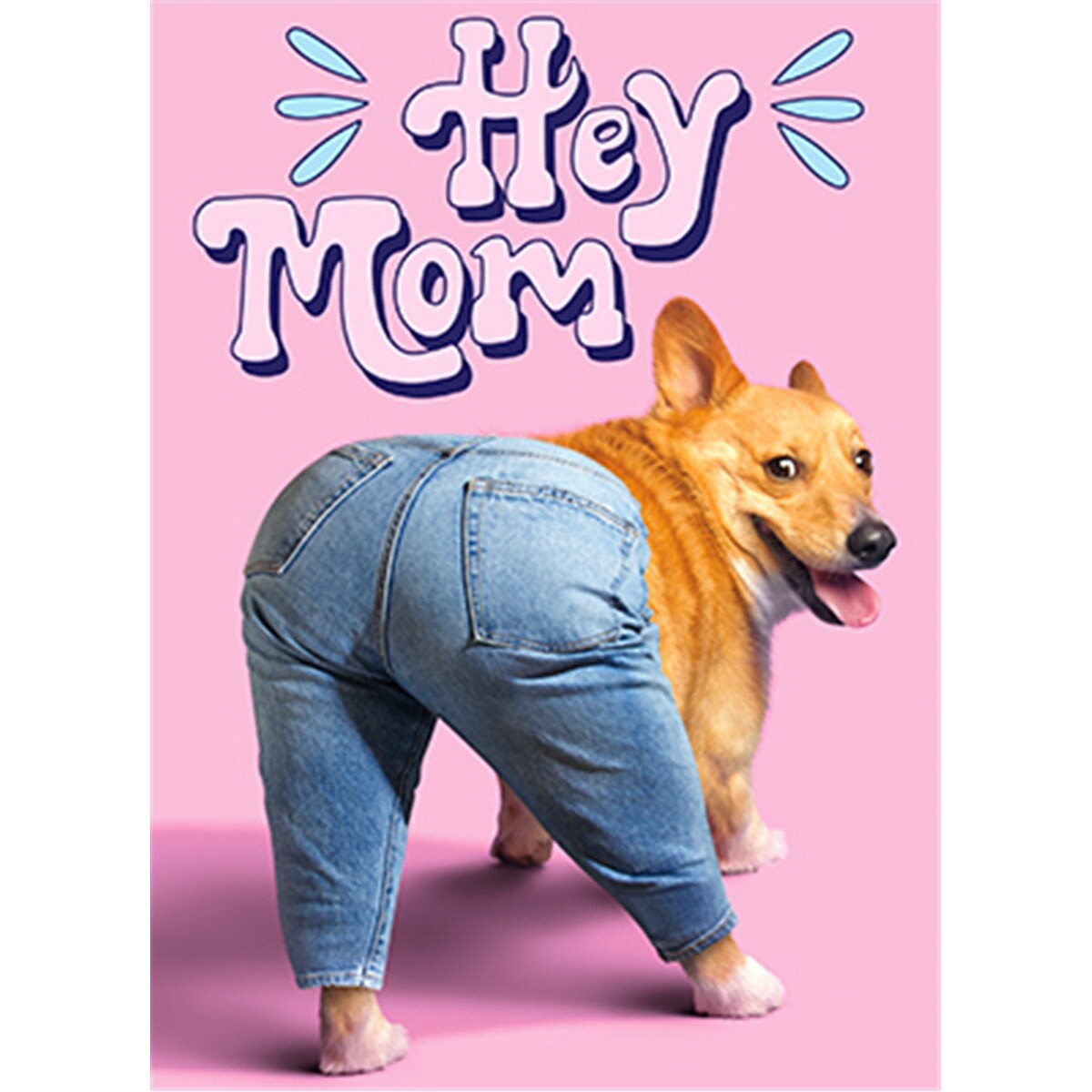 slide 1 of 1, Avanti Card Mothers Day Corgi Dog Mom Jeans, 1 ct
