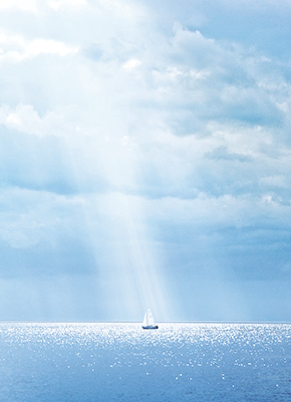 slide 1 of 1, Avanti Card Sympathy Sailboat Under Sky, 1 ct