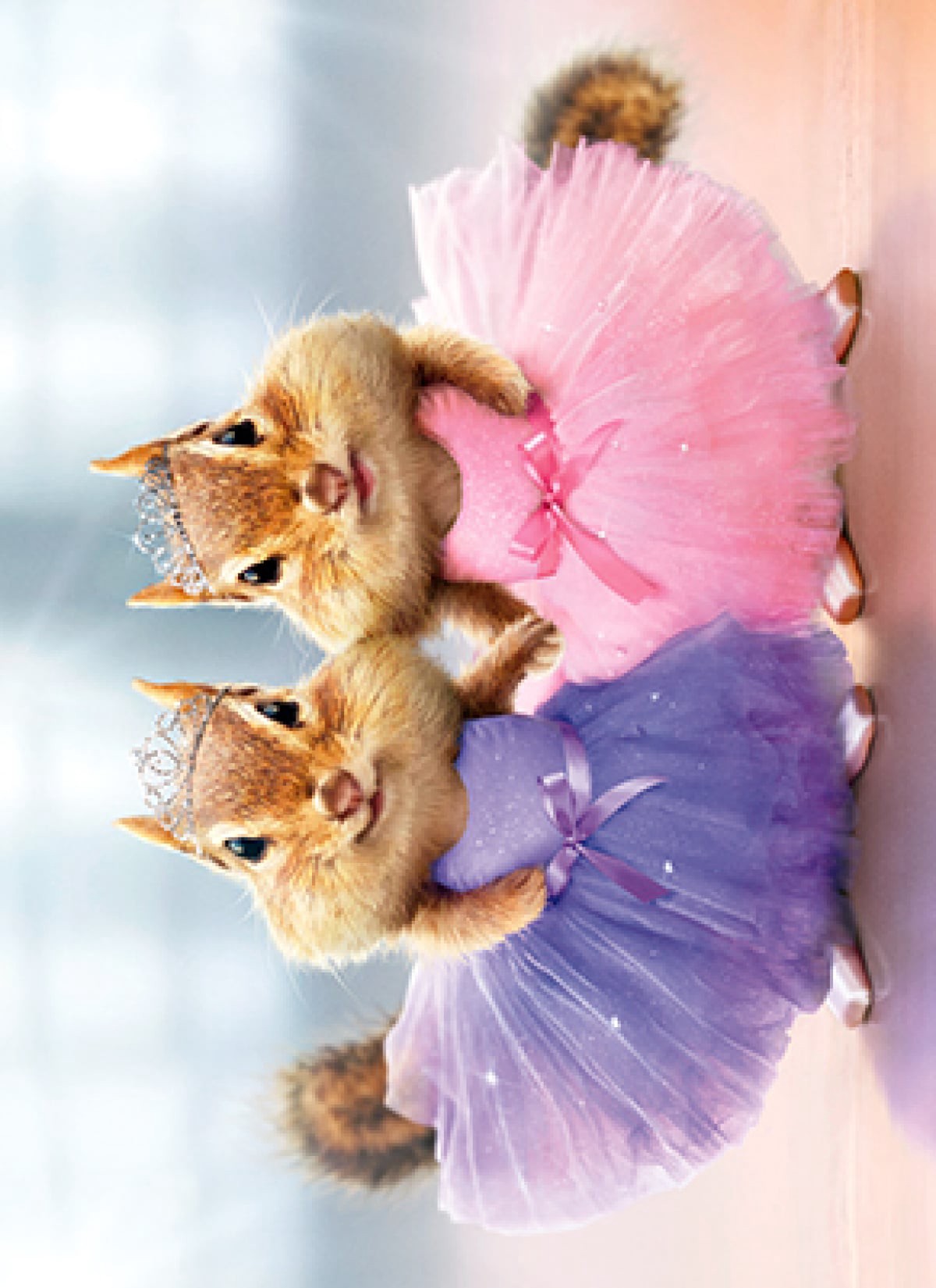 slide 1 of 1, Avanti Card Thanks Chipmunk Ballerina Du, 1 ct