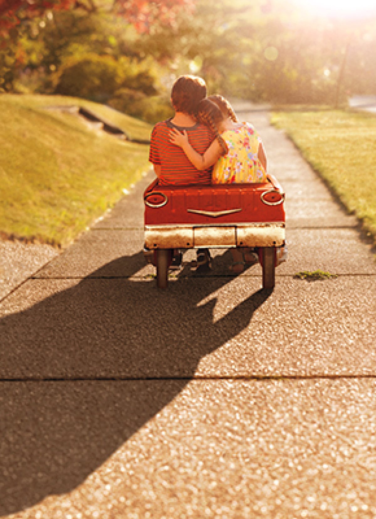 slide 1 of 1, Avanti Card Anniversary Boy & Girl In Toy Car, 1 ct