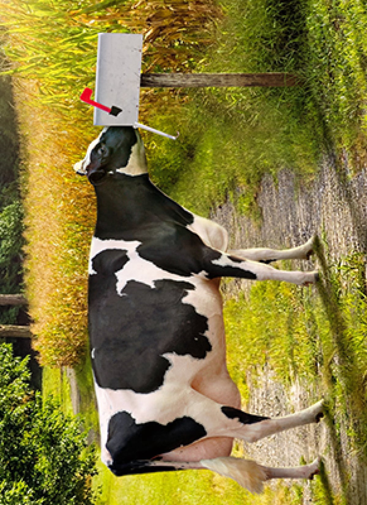 slide 1 of 1, Avanti Card Friendship Mailbox Cow, 1 ct