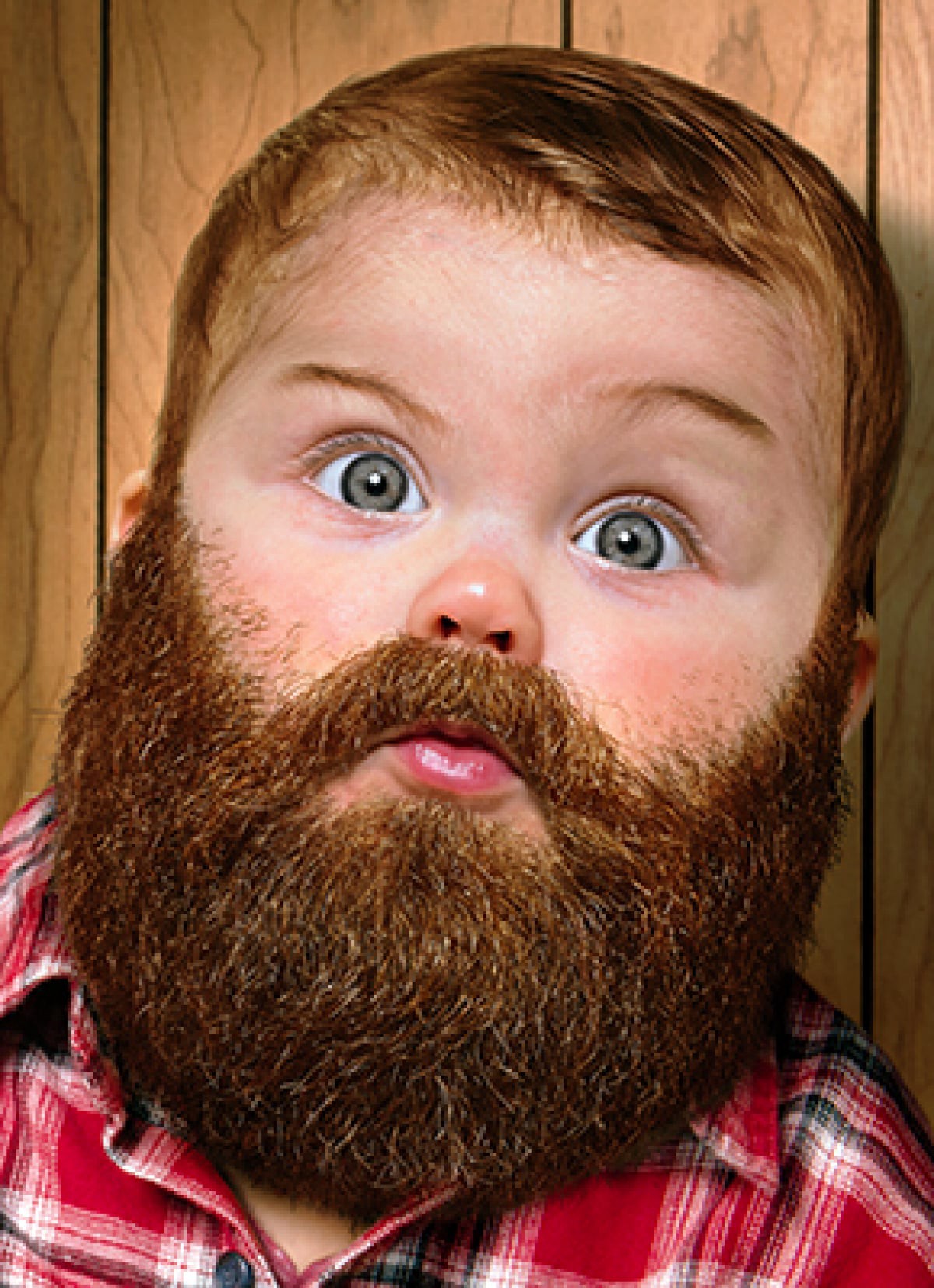 slide 1 of 1, Avanti Press Baby With Full Beard - Non Emb, 1 ct