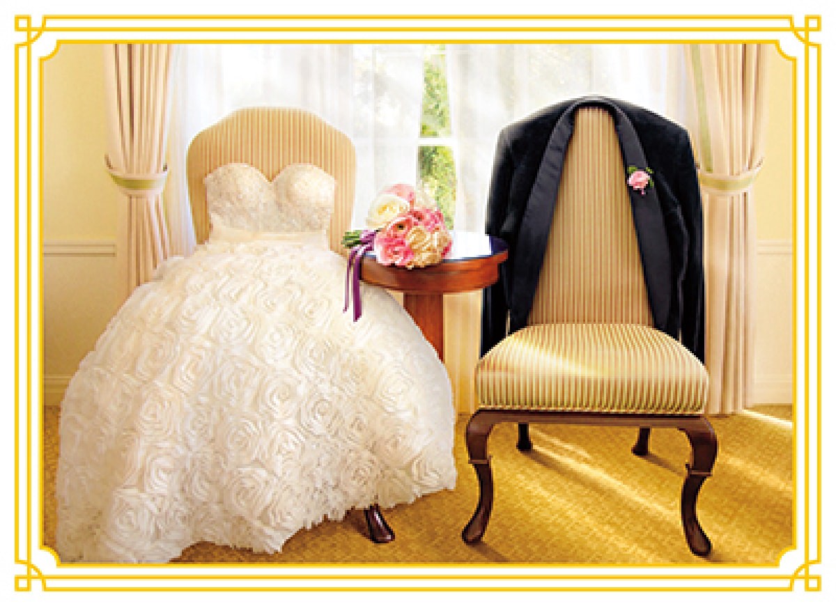 slide 1 of 1, Avanti Card Wed Wedding Chairs, 1 ct