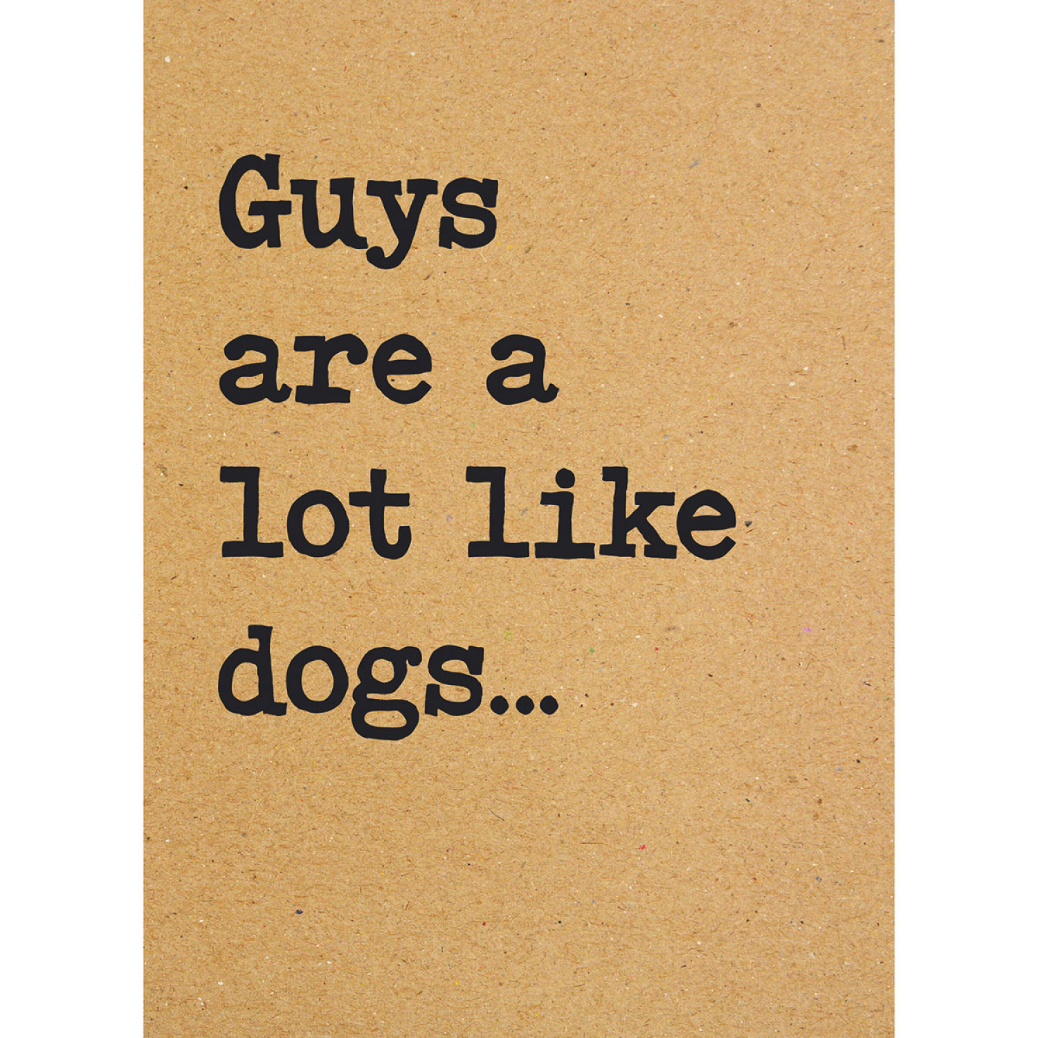 slide 1 of 1, Avanti Card Bday Guys Are Lot Like Dogs, 1 ct