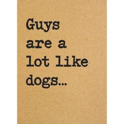 Avanti Card Bday Guys Are Lot Like Dogs