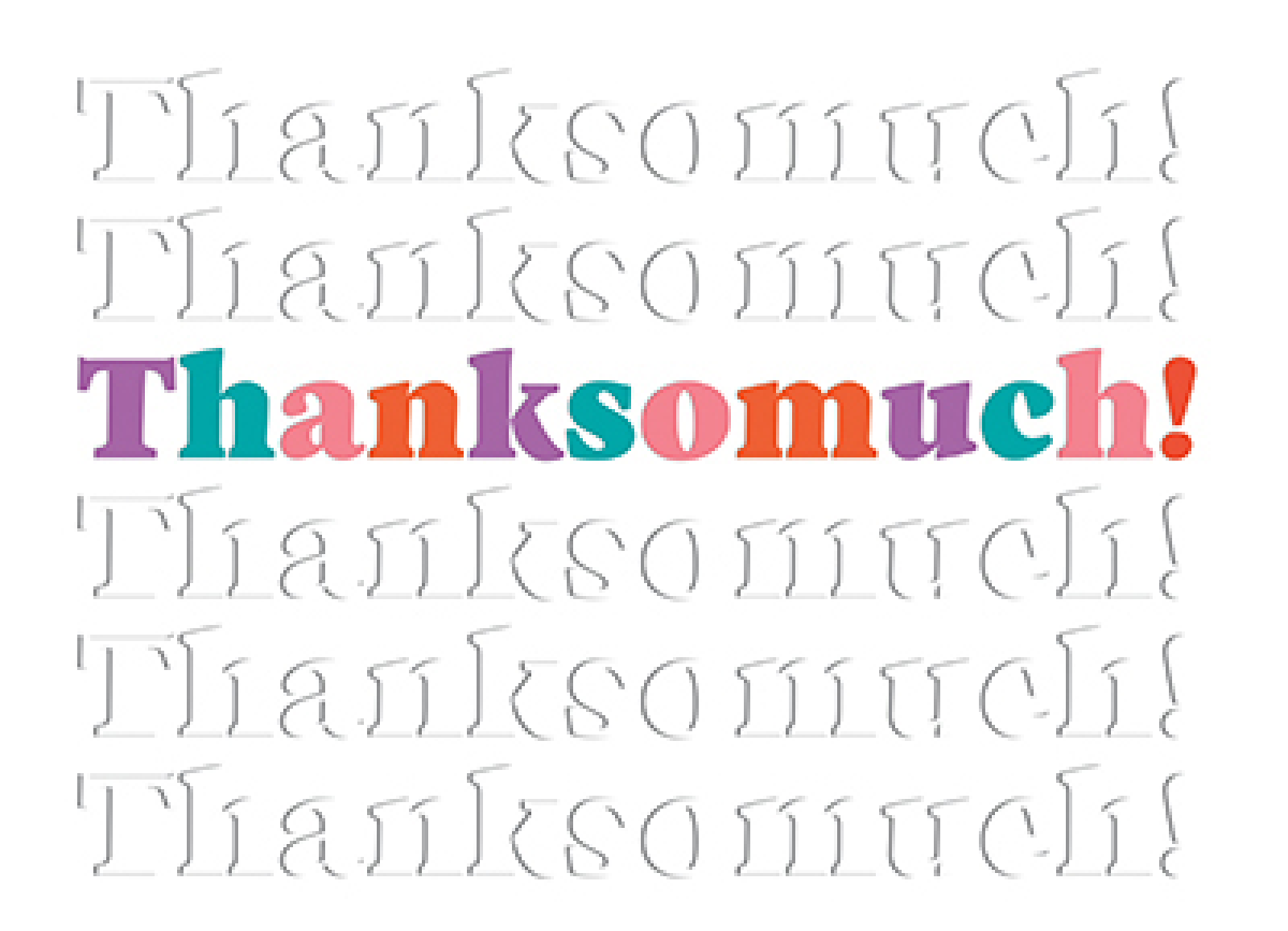 slide 1 of 1, Avanti Press Thanksomuch, 1 ct