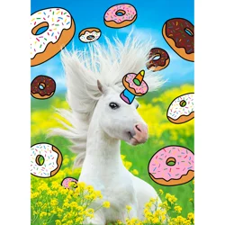 Avanti Card Bday Uni Donut Lent