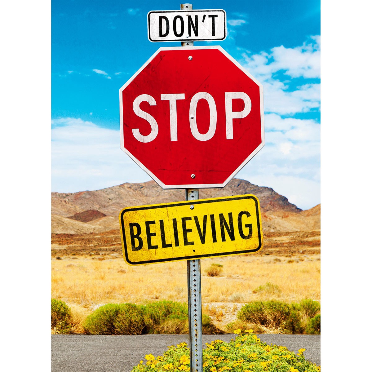 slide 1 of 1, Avanti Dont Stop Sign Card, 1 ct