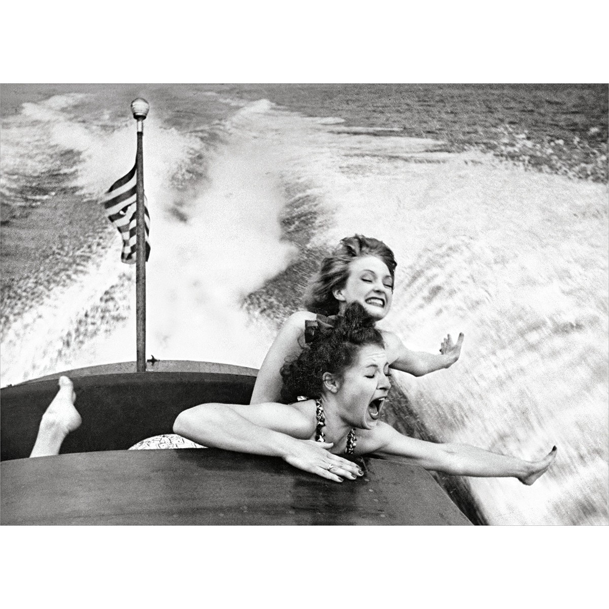 slide 1 of 1, Avanti Card Bday Two 2 Women On Boat, 1 ct