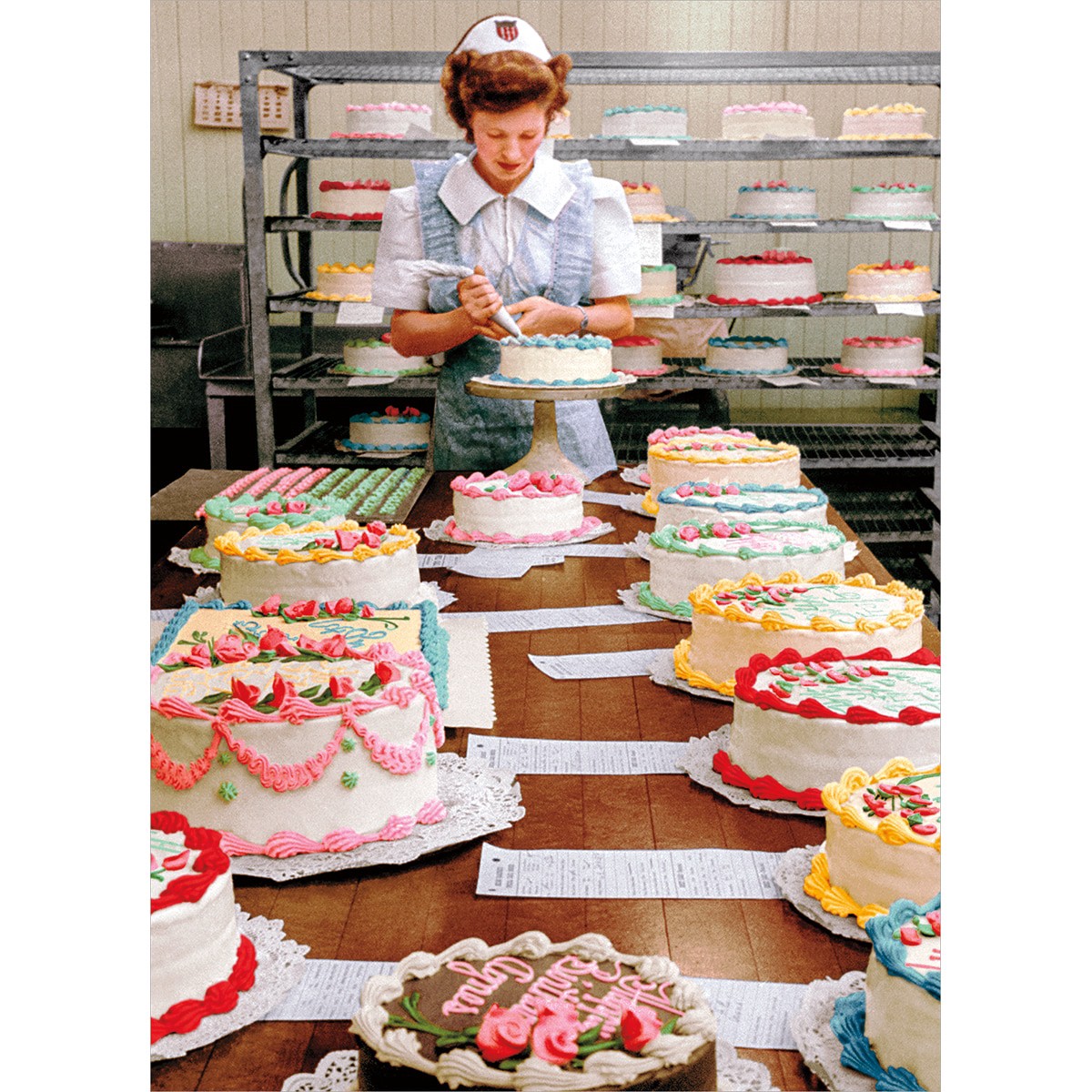 slide 1 of 1, Avanti Card Bday Cake Decorating, 1 ct