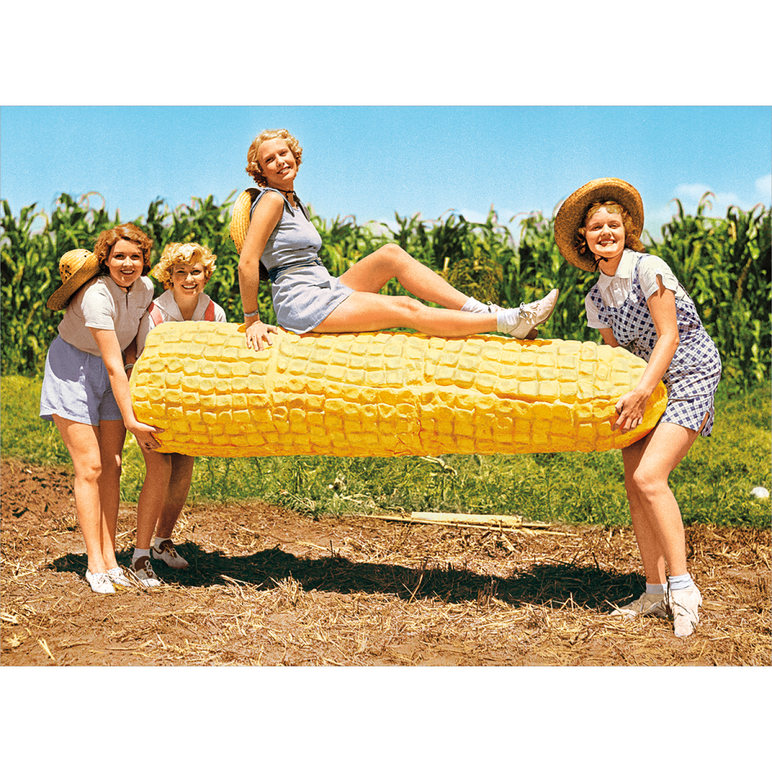 slide 1 of 1, Avanti Card Birthday Women w Giant Corn, 1 ct