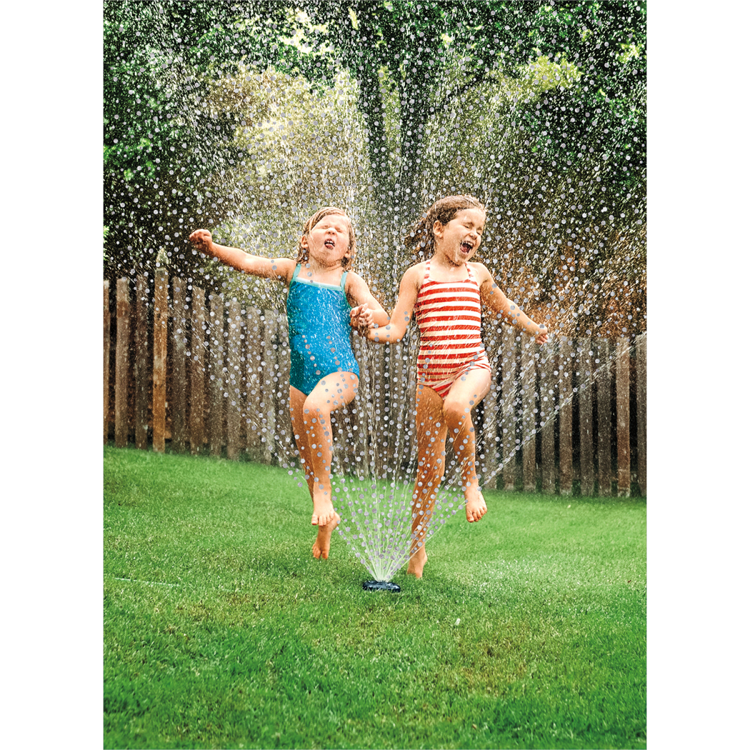 slide 1 of 1, Avanti Card Birthday Girls Run Sprinkler, 1 ct