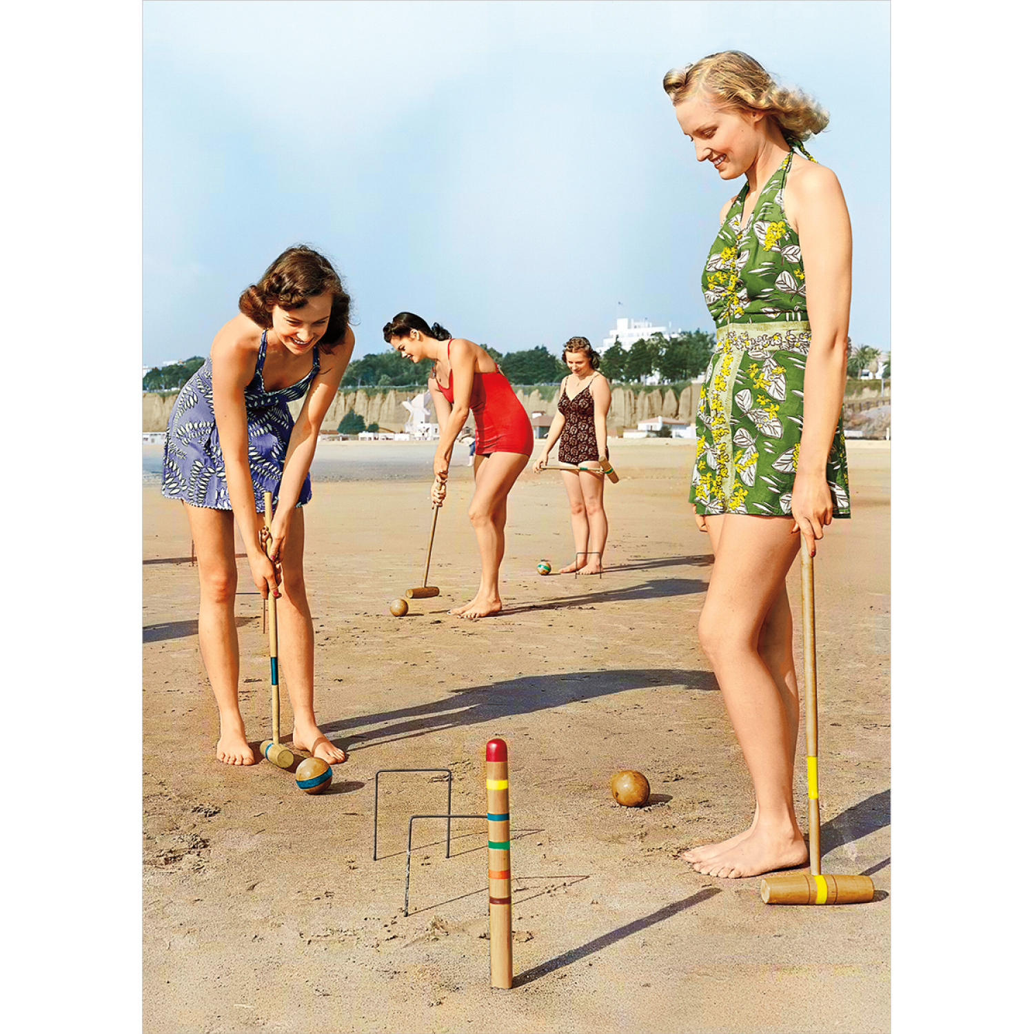 slide 1 of 1, Avanti Press Birthday Beach Croquet, 1 ct