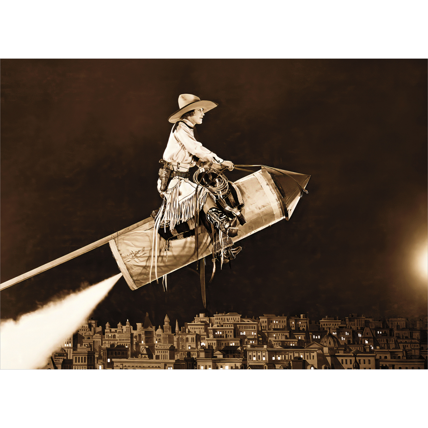 slide 1 of 1, Avanti Press Birthday Rocket Cowgirl, 1 ct