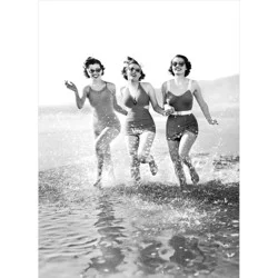 Avanti Women Running On Beach Birthday Card, 4 In X 6 In, 1 Ct