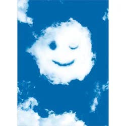 Avanti Smiley Face Cloud Blank Card, 4 In X 6 In, 1 Ct