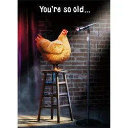 Avanti Stage Chicken Birthday Card, 4 In X 6 In, 1 Ct