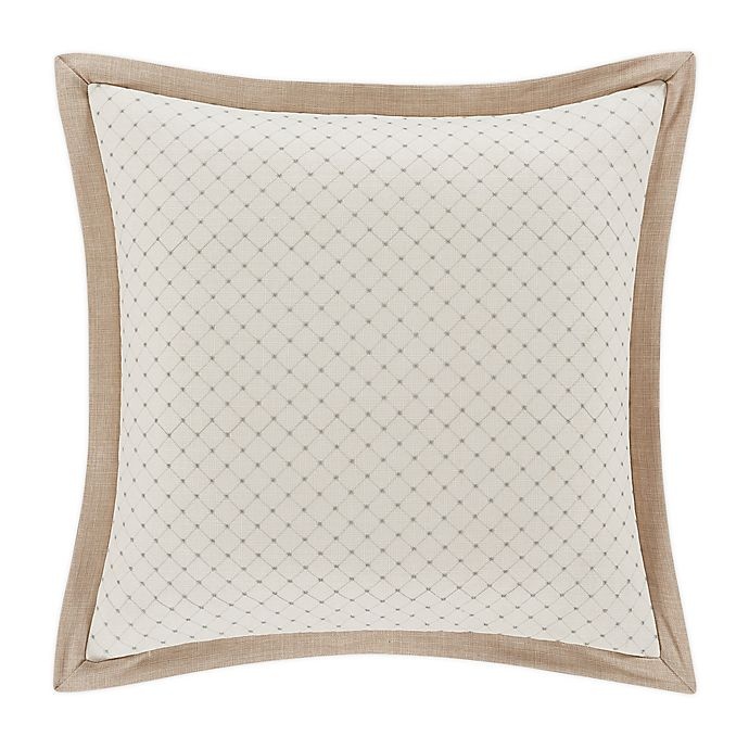 slide 1 of 2, J. Queen New York Garden View European Pillow Sham - Ivory, 1 ct