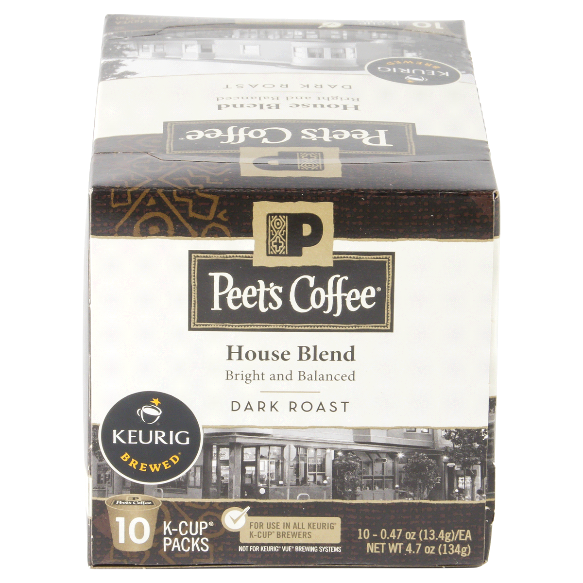 slide 2 of 6, Peet's Coffee House Blend K-Cup Pods, 10 ct