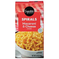 Signature Select Spiral Macaroni & Cheese Dinner Mix - 5.5 Oz