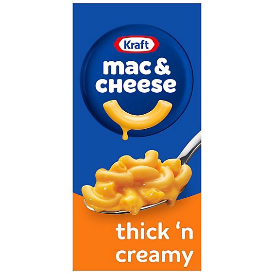 slide 1 of 8, Kraft Thick 'n Creamy Mac & Cheese Macaroni And Cheese Dinner - 7.25 Oz, 7.25 oz
