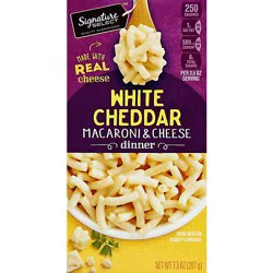Signature Select Dinner White Cheddar Macaroni & Cheese - 7.3 Oz