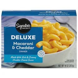 Signature Select Macaroni & Cheese Dinner Deluxe Box - 14 Oz