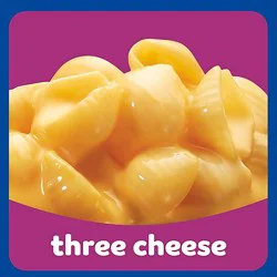 Kraft Three Cheese Mac & Cheese Macaroni And Cheese Dinner With Mini-Shell Pasta - 7.25 Oz