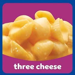 Kraft Three Cheese Mac & Cheese Macaroni And Cheese Dinner With Mini-Shell Pasta - 7.25 Oz