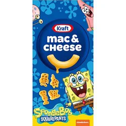 Kraft Mac & Cheese Macaroni And Cheese Dinner Spongebob Squarepants - 5.5 Oz