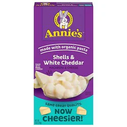 Annie's Homegrown Macaroni & Cheese Shells & White Cheddar Box - 6 Oz