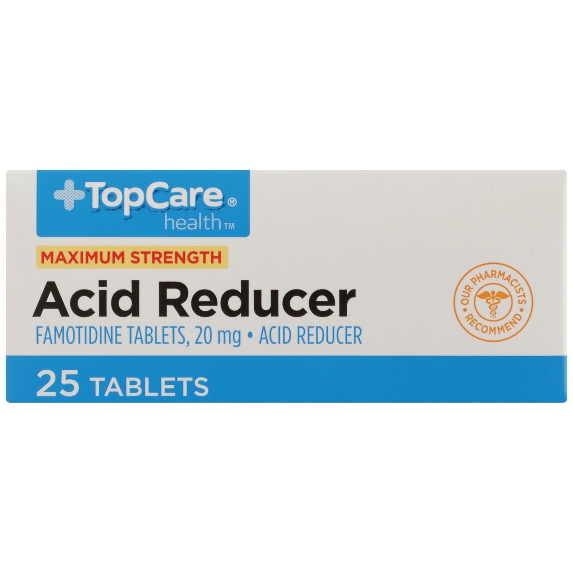 slide 2 of 6, Topcare Famotidine Tabs Max, 25 ct