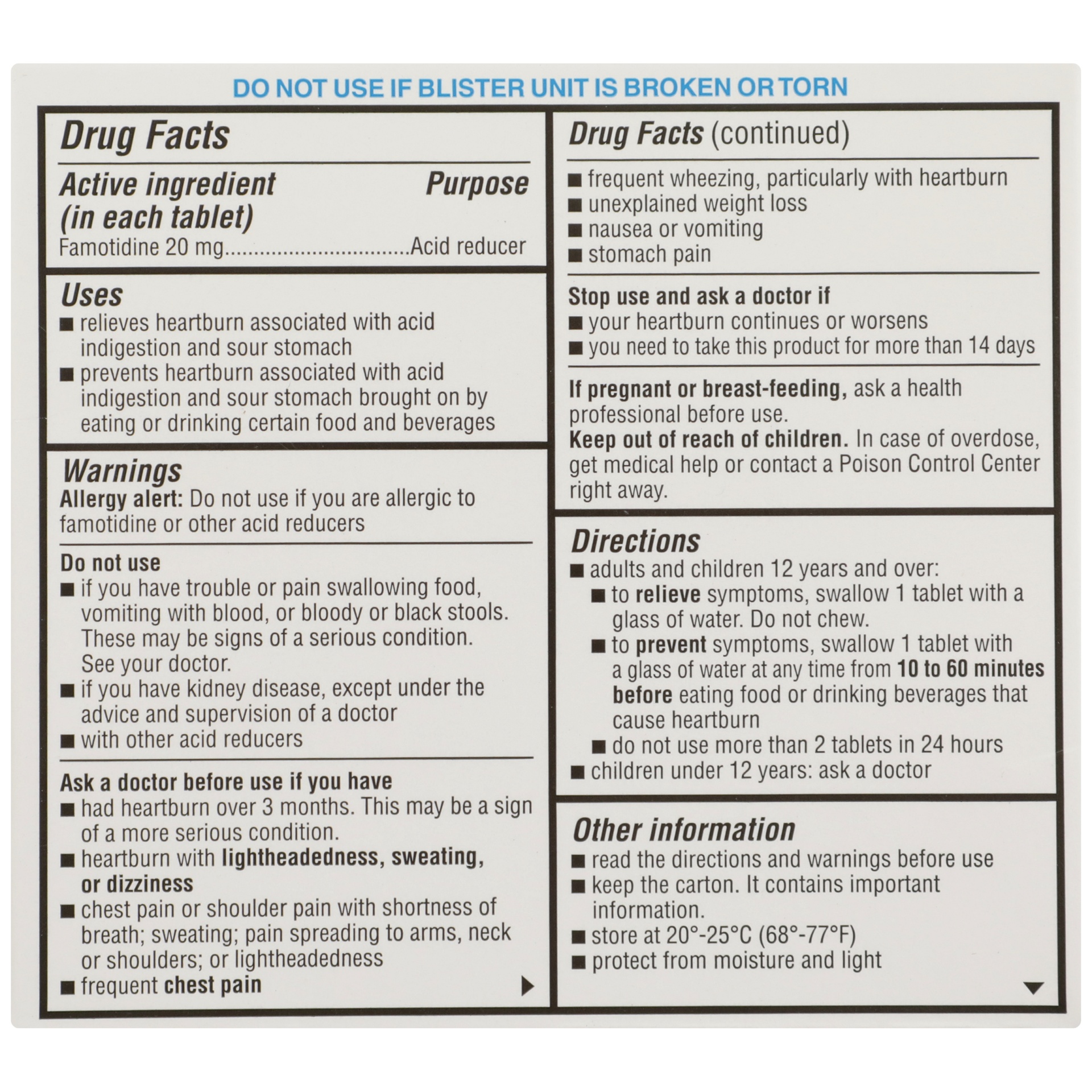slide 5 of 6, Topcare Famotidine Tabs Max, 25 ct