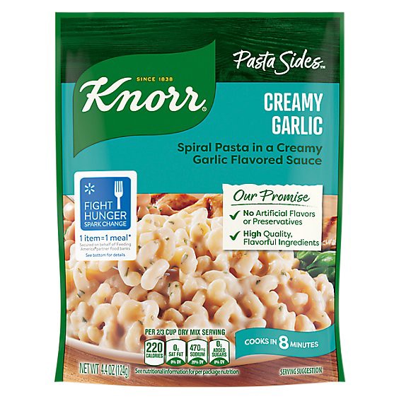 slide 1 of 2, Knorr Italian Sides Creamy Garlic Spirals - 4.4 Oz, 4.4 oz