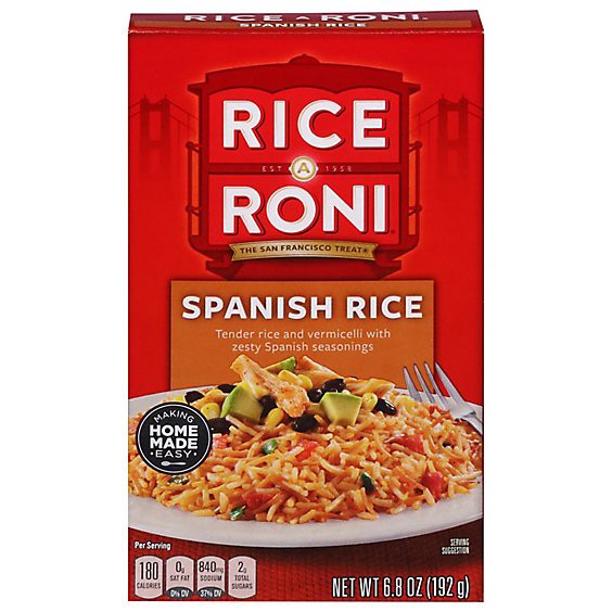 slide 1 of 1, Rice-A-Roni Rice Spanish Box - 6.8 Oz, 6.8 oz
