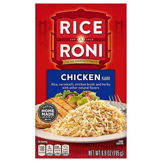 slide 1 of 10, Rice-A-Roni Rice Chicken Flavor Box - 6.9 Oz, 6.9 oz
