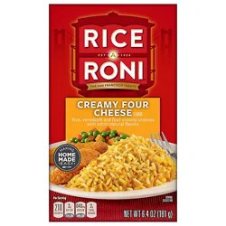 Rice-A-Roni Rice Creamy Four Cheese Flavor Box - 6.4 Oz