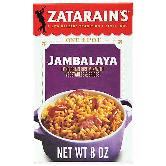slide 1 of 8, Zatarain's Jambalaya Rice Mix - 8 Oz, 8 oz