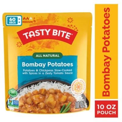 slide 1 of 1, Tasty Bite Bombay Potatoes Spiced Potato Curry - 10 Oz, 10 oz