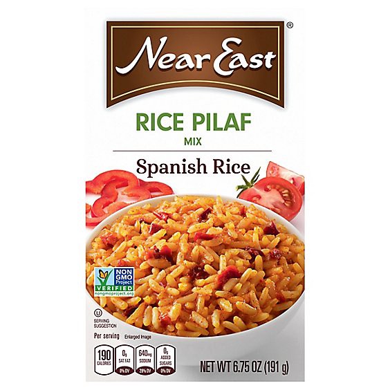 slide 1 of 10, Near East Rice Pilaf Mix Spanish Rice Box - 6.75 Oz, 6.75 oz