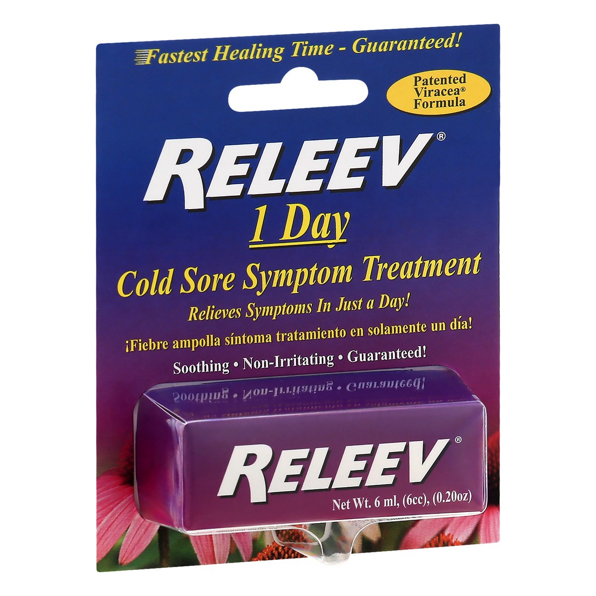 slide 2 of 12, Releev 1 Day Cold Sore Symptom Treatment 6 ml, 6 ml