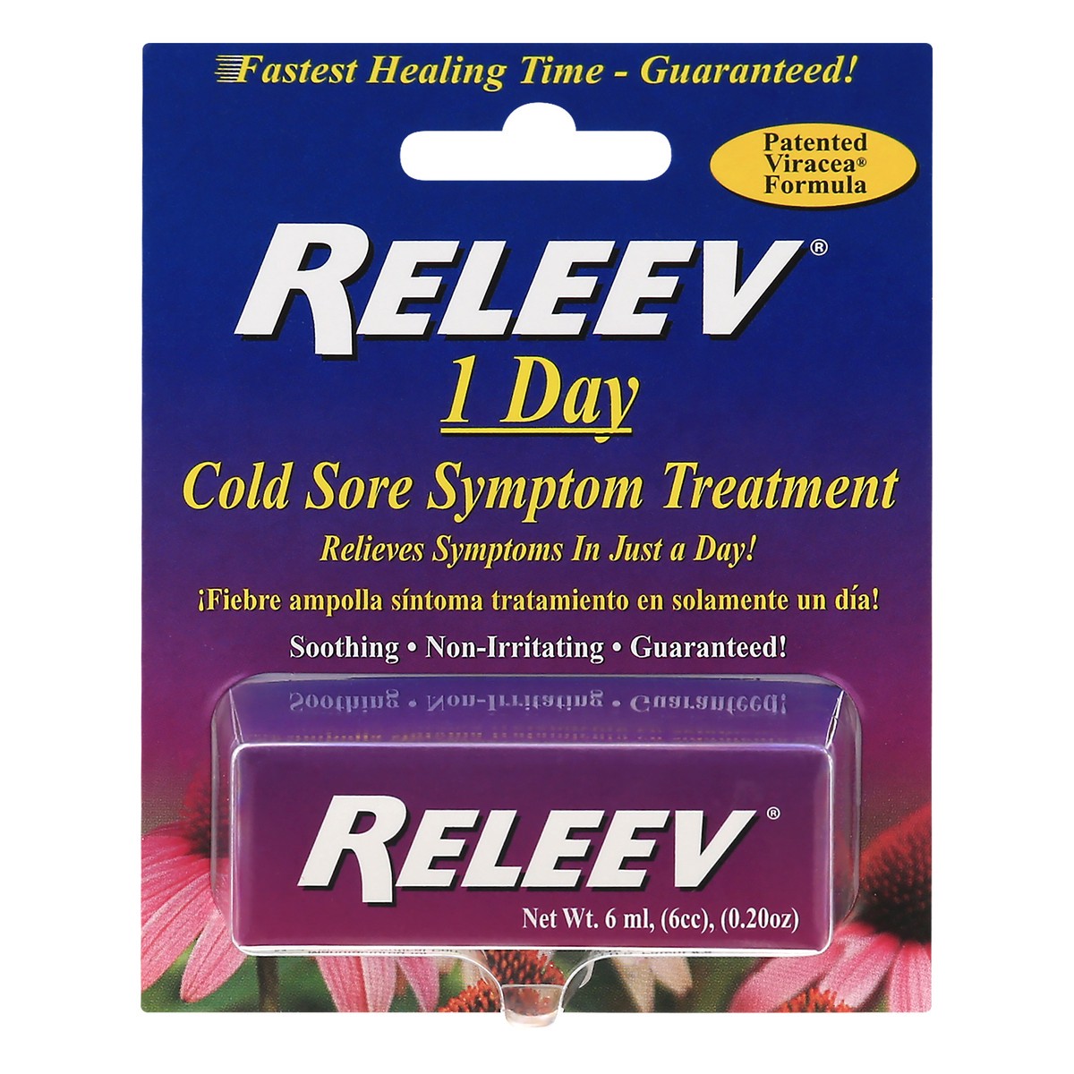 slide 1 of 12, Releev 1 Day Cold Sore Symptom Treatment 6 ml, 6 ml
