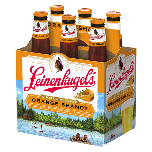 slide 1 of 1, Leinenkugel's Orange Shandy Beer / Bottles, 6 ct; 12 fl oz