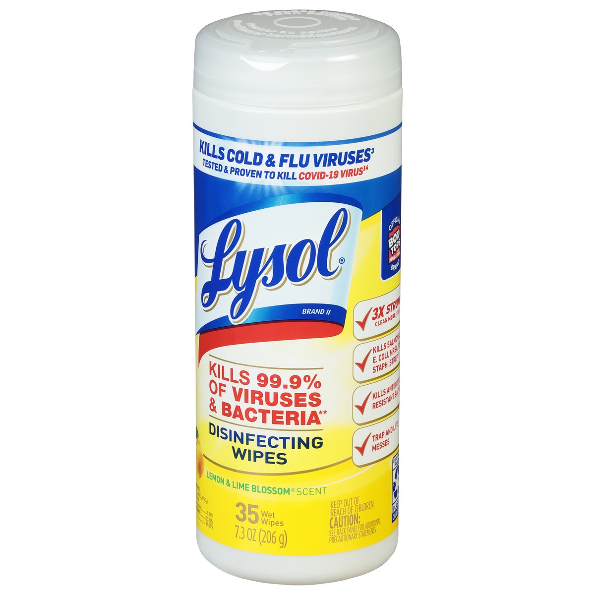 slide 2 of 9, Lysol Disinfectant Wipes, Multi-Surface Antibacterial Cleaning Wipes, For Disinfecting and Cleaning, Lemon and Lime Blossom, 35ct, 35 ct